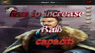 Clash of king 2020 : how to increase rally capacity