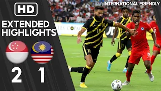 FULL HIGHLIGHTS SINGAPORE (2)-(1) MALAYSIA | INTERNATIONAL FRIENDLY MATCH 26 MARCH 2022