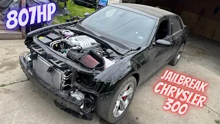 I Built a Jailbreak Chrysler 300 In My Backyard *Less Than 24 Hours*