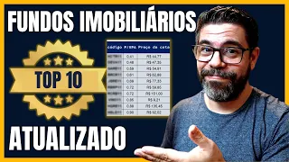 TOP 10 FUNDOS IMOBILIÁRIOS ATUALIZADO! BARATOS E PAGANDO BONS DIVIDENDOS,  RENDIMENTO!