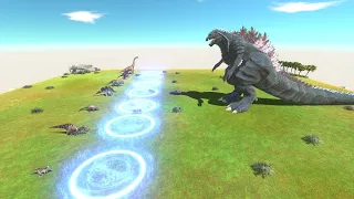 Herbivore Dinosaurs Evolution to Against Godzilla Ultima - Animal Revolt Battle Simulator