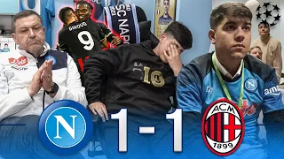 😭 FUORI... NAPOLI-MILAN 1-1 | LIVE REACTION NAPOLETANI