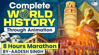 Complete World History in 8 Hours Through Animation | UPSC IAS