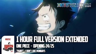 One Piece Opening OP 24 OP 25 - Full versión - 1 HOUR - extended - Paint - I Don't Like Mondays