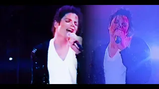 [ENHANCED COMPARISON] Michael Jackson – Billie Jean | Live in Tunis & Seoul (1996)