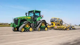 Rice Seeding 🌾| John Deere 8RX 370 + Bednar Omega OO 6000L