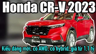 Honda CRV 2023 🔥Vẫn máy 1.5, vẫn 7 chỗ, vẫn Honda Sensing nhưng thiết kế mới, có AWD | Mạnh Quân