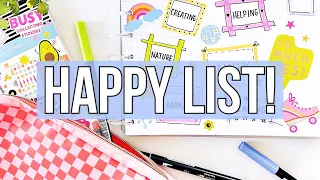 Plan With Me - Creating a List in My Happy Planner of Things That Truly Matter to Me