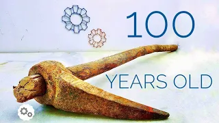 100 Years Old Rusty Pickaxe Restoration | 15 MIN Restoration