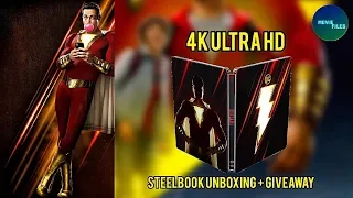 Shazam! 4K Ultra HD Steelbook Unboxing + Giveaway