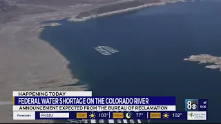 Federal water shortage to be declared at Lake Mead, water levels at historic low