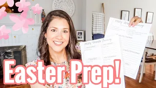 EASTER prep & HOLY WEEK planning! Starting now & free planning guide ~ 2022