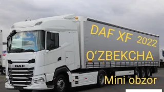 DAF XF 2022 oʻzbekcha mini obzor 😎