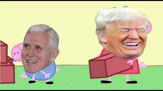 Donald Trump build a wall (Peppa Pig)