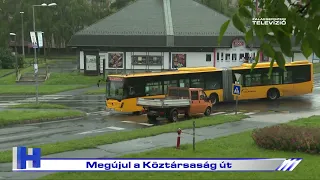 Megújul a Köztársaság út – ZTV Híradó 2024-05-31