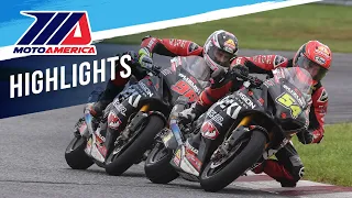 MotoAmerica Medallia Superbike Race 2 Highlights at New Jersey 2023