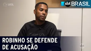 Acusado de violência sexual, jogador Robinho se defende | SBT Brasil (17/10/20)