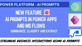 Power Automate & Apps - Integrate AI Prompts (New feature)