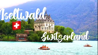 Iseltwald🇨🇭Fairy Swiss Village / Blue Lake Brienz🇨🇭Swiss Village / 4 K