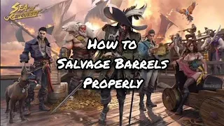 How To Salvage Barrels Properly [Sea Of Conquest]