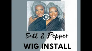 SALT & PEPPER WIG  | GREY IS BACK IN STYLE! | MS.GREYT WIG INSTALL