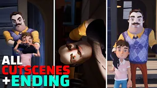 Hello Neighbor 2 All Cutscenes + SHOCKING ENDNING (2022 4K 60FPS)