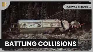 Explosive Collision Chaos - Highway Thru Hell - S04 EP03 - Reality Drama