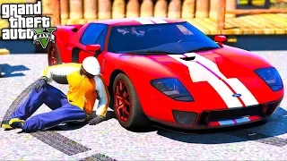 РЕАЛЬНЫЕ ПАЦАНЫ В GTA 5 - СТАРЫЙ FORD GT НА ГОНОЧНОЙ ТРАССЕ ЧУТЬ НЕ РАЗБИЛСЯ НА СМЕРТЬ! ⚡ ГАРВИН