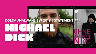 MICHAEL DICK - KOMMUNALWAHL BW 2019 - OHNE DICH GEHT NIX | JuMo Sinsheim