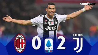 Milan 0 x 2 Juventus ● Serie A 18/19 Extended Goals & Highlights HD