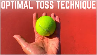The Optimal Tennis Serve Toss Technique