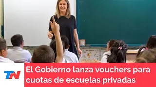 El Gobierno lanza vouchers para cuotas de escuelas privadas por tres meses