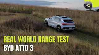 BYD Atto3 real world range test