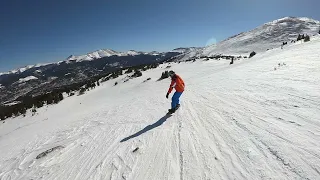 Peak 6 black and blue runs, skiing and snowboarding in Breckenridge, Co.