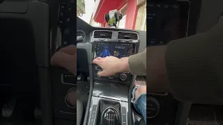 How to install Volkswagen Golf 7 Android 12 car radio with Apple CarPlay