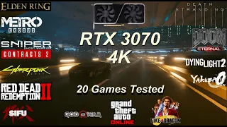 Can The RTX 3070 Handle 4K Gaming? | 20 Game Benchmark | Optimized Settings