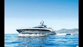 Princess 35m motor yacht with grey hull