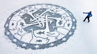 Winter 2023-2024 Snow Drawings