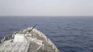 INS Kochi's trial firing of weapons