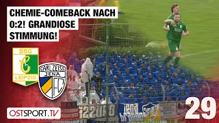 Chemie-Comeback nach 0:2! Grandiose Stimmung auf den Rängen: Chemie - CZ Jena | Regionalliga Nordost