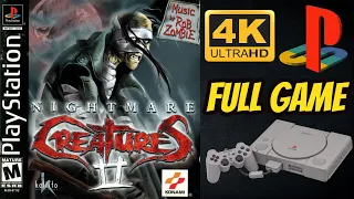 Nightmare Creatures 2 | PS1 | 4K60ᶠᵖˢ UHD🔴 | Longplay Walkthrough Playthrough Full Movie Game