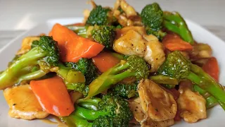 Super Quick  Stir Fry Broccoli and Carrot with Chicken  | Chicken with Broccoli Recipe