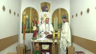 Трансляція Святої Меси з каплиці телеканалу EWTN та КМЦ у Києві, 13 травня 2020