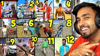TECHNO GAMERZ PLAY TOP 12 BEST GTA5 GAMES FOR MOBILE PHONE 😱