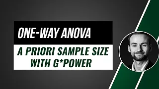 One-Way ANOVA - calculate required sample size with G*Power