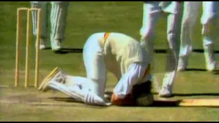 Batsman's Shivering While Facing Jeff Thomson Bowling