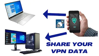 How To Share Android VPN Connection To Your Pc Or Laptop |No Root 2021 UDPATE