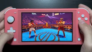 Big Rumble Boxing: Creed Champions  (Rocky Balboa vs. Ivan Drago) Nintendo Switch LITE Gameplay