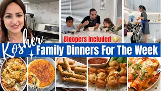 Family Dinners A Week Of Meals What We Eat In A Week Kosher Orthodox Jewish Sonya's Prep