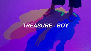 TREASURE - 'BOY' Easy Lyrics